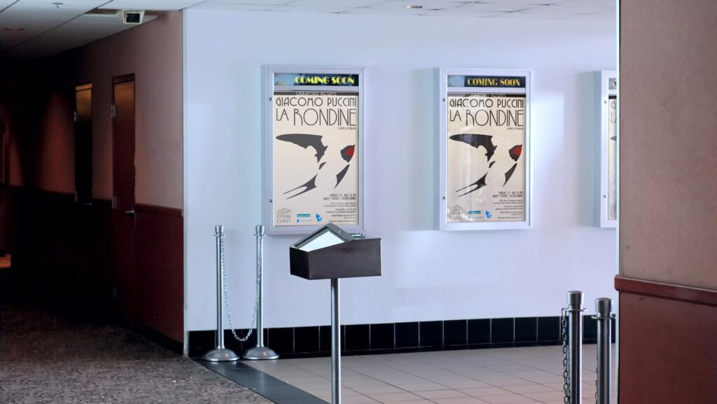 La Rondine posters in foyer